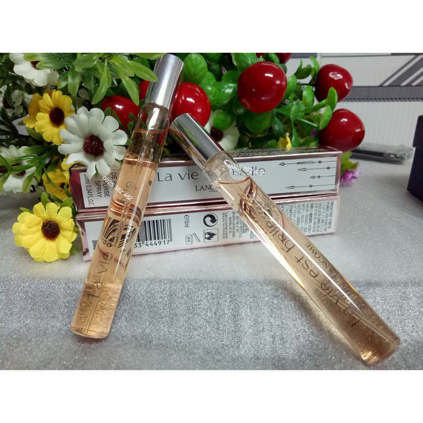 NƯỚC HOA MINI LANCOME LA VIE EST BELLE - 10ML -Nữ Tính Sành Điệu Tươi Trẻ Ngọt Ngào.