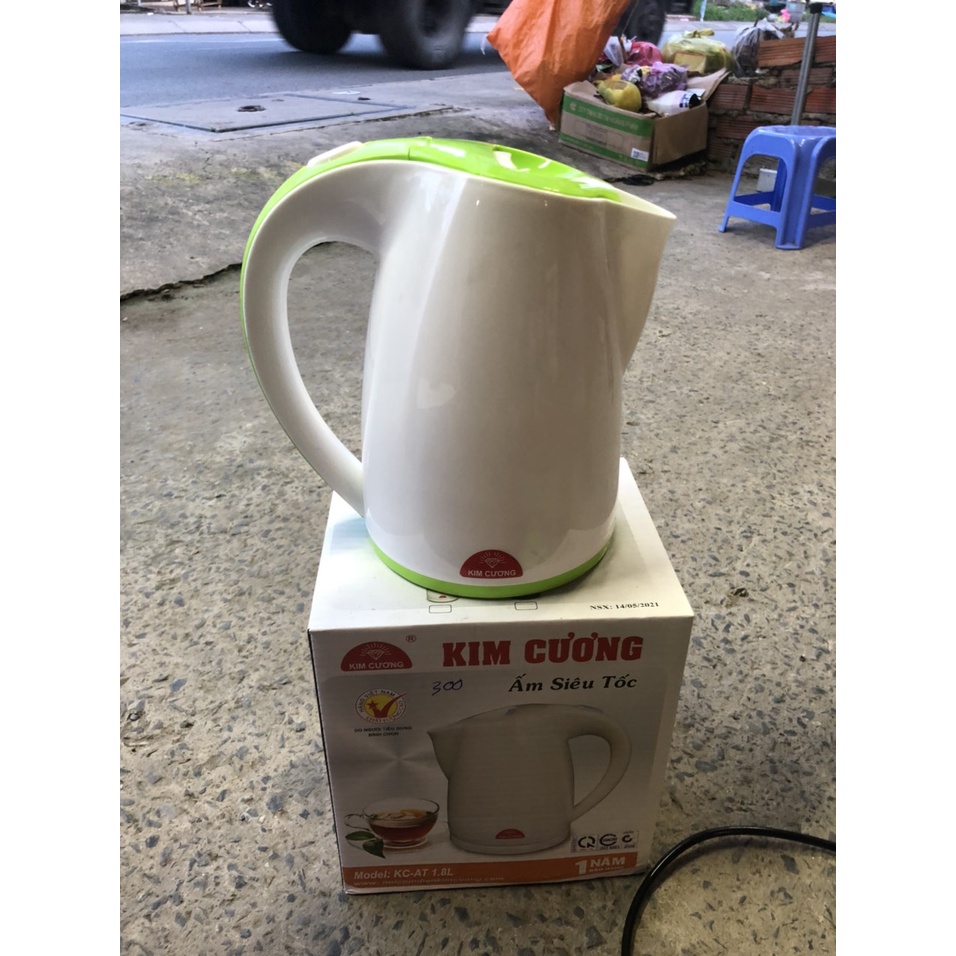 👍 Ấm siêu tốc Kim Cương KC-AT 1.8L