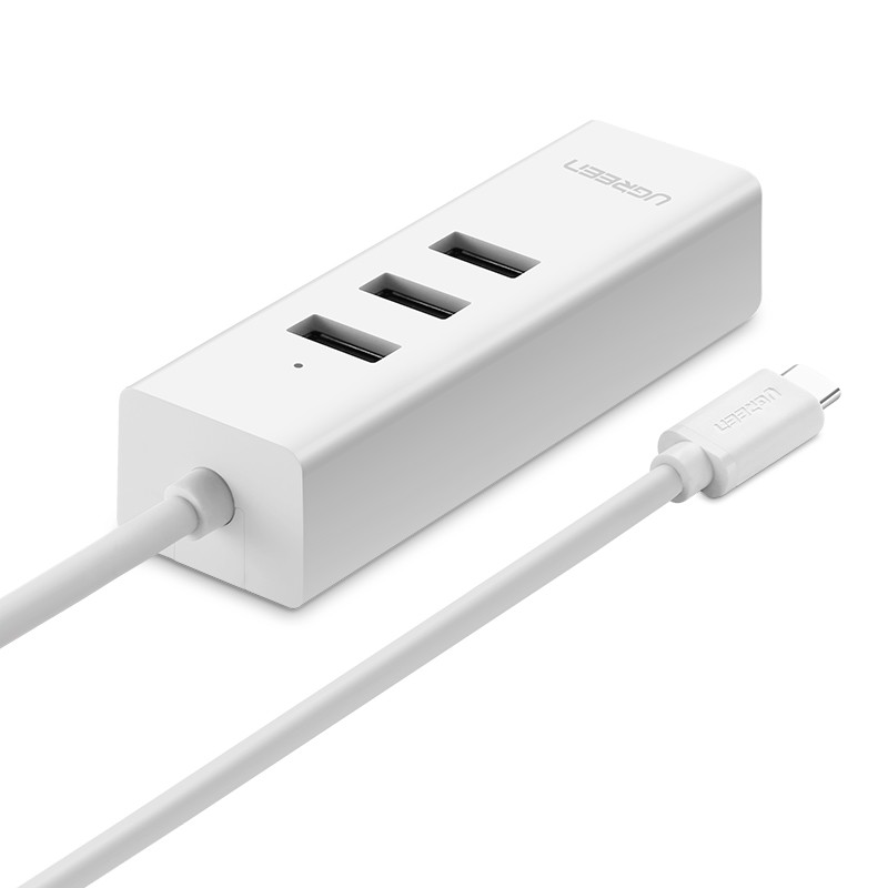 Cáp Chuyển Đổi USB Type C Sang LAN + Hub USB UGREEN 20792 - USB To Lan Chuẩn C - Hàng Chính Hãng | WebRaoVat - webraovat.net.vn