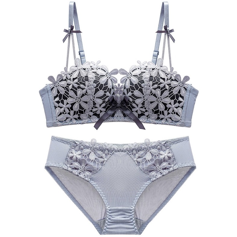 Áo ngực / set đồ lót thiết kế phối ren hoa gợi cảm cho nữ | BigBuy360 - bigbuy360.vn