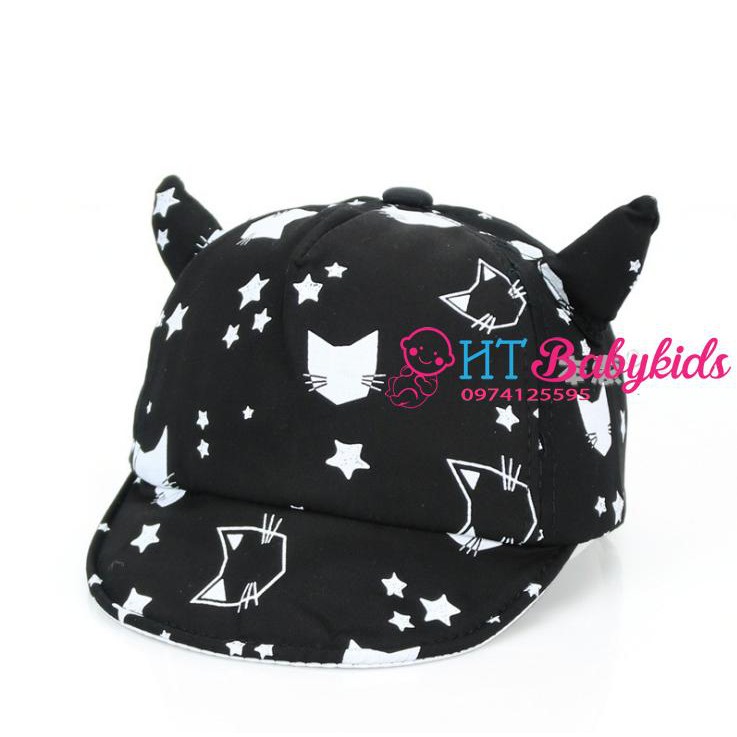 Mũ Lưỡi Trai Cho Bé Trai Bé Gái Họa Tiết Ngôi Sao Đáng Yêu