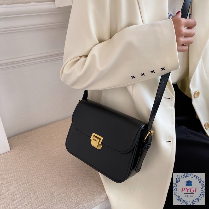 Túi Xách Nữ, Túi Đeo Chéo Nữ VINTAGE Siêu Đẹp Dáng Trơn Đứng Form Đi Chơi, Đi Làm PYGI STORE PG023