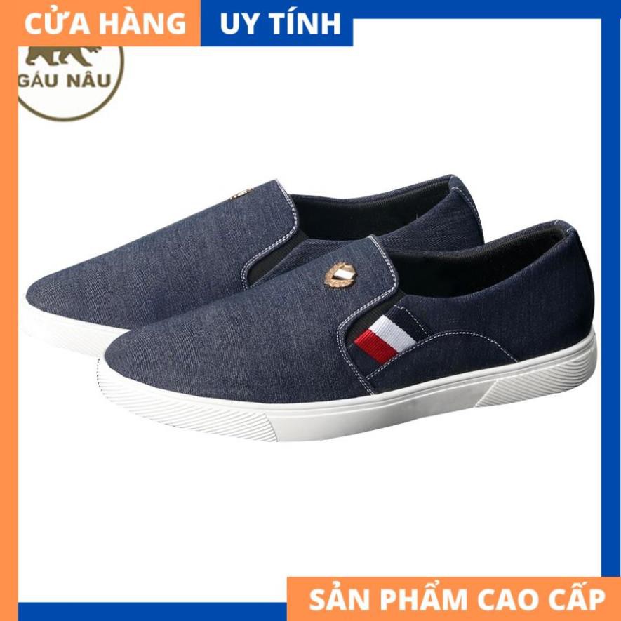 Giày lười nam full đen thời trang cực ngầu VP212 Gấu nâu [HÀNG CAO CẤP] | WebRaoVat - webraovat.net.vn