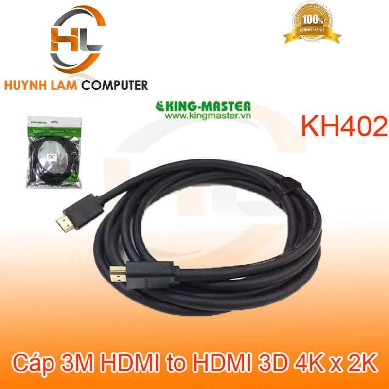 Cáp HDMI to HDMI 3m Kingmaster KH402