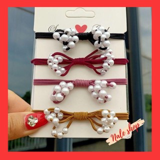 Dây Cột Tóc Nơ nhiều hạt