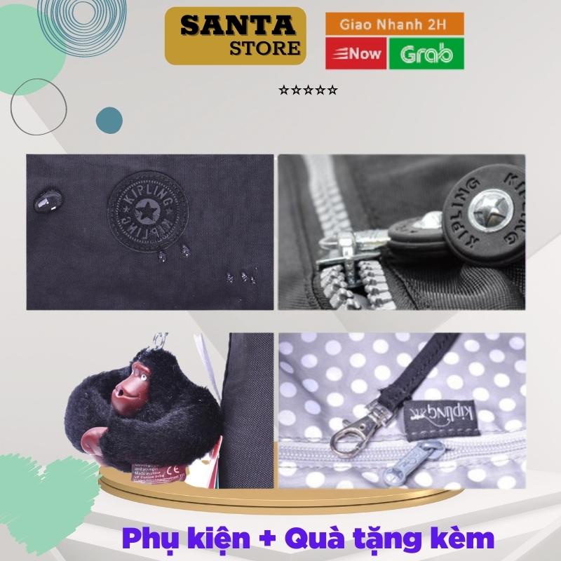 Túi đeo chéo nữ vải dù canvas Kipling KL8011 SANTA STORE thời trang cao cấp nhiều ngăn đựng điện thoại, ví tiền tiện lợi