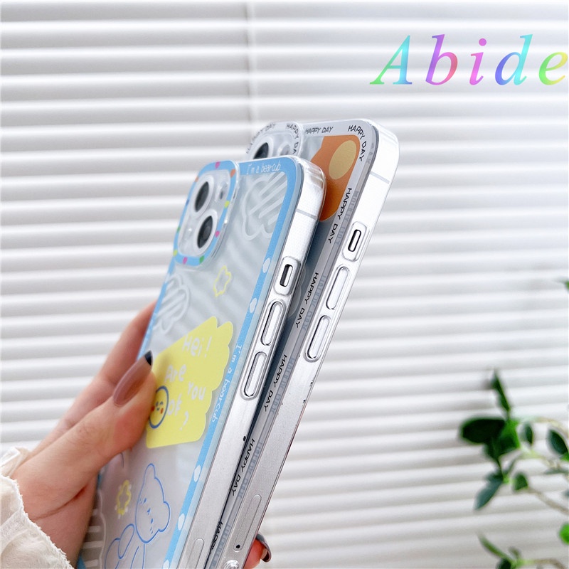 Ốp Điện Thoại Mềm Họa Tiết Hoạt Hình Phong Cách Hàn Quốc Cho iphone 13 / 12pro / 11 / xs / XR / 8Plus
