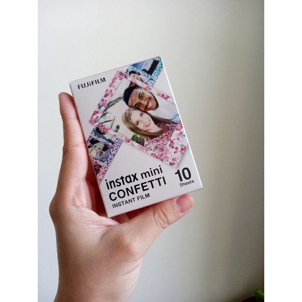 FUJIFILM INSTAX Mini Instant Film 10 tấm - Viền màu tổng hợp - date 2024 -2025