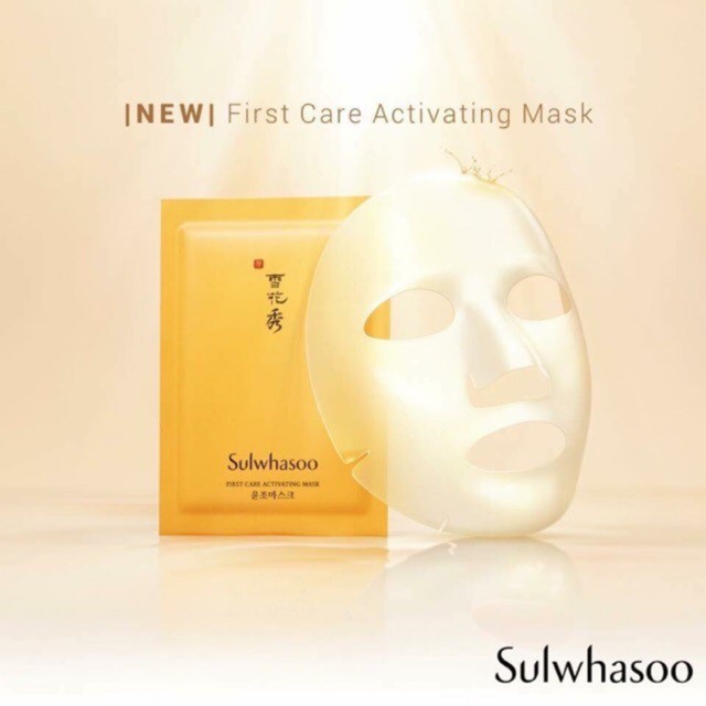 Miếng Mặt Nạ Phục hồi Chuyên Sâu First Care Activating Mask Sulwhasoo - Cung Cấp Huyết Thanh Phục Hồi Da
