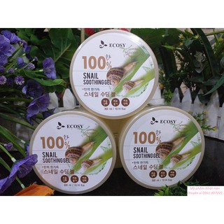 Gel dưỡng da Ốc Sên ECOSY 100% Snail Smoothing Gel 300 ml