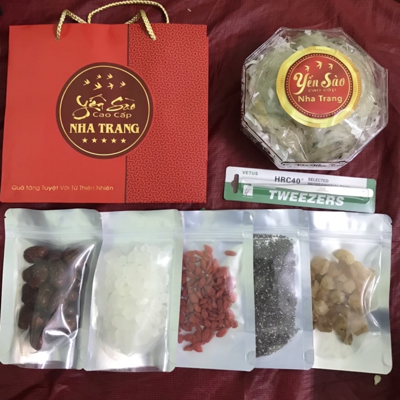 Túi yến sào cao cấp,  nha trang 50g, 100g hàng đẹp