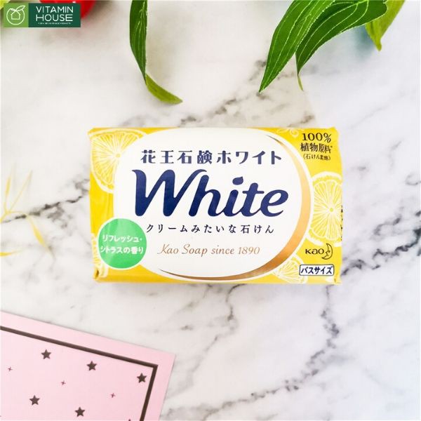 Xà bông Kao White hương chanh - Xách Tay Nhật Bản