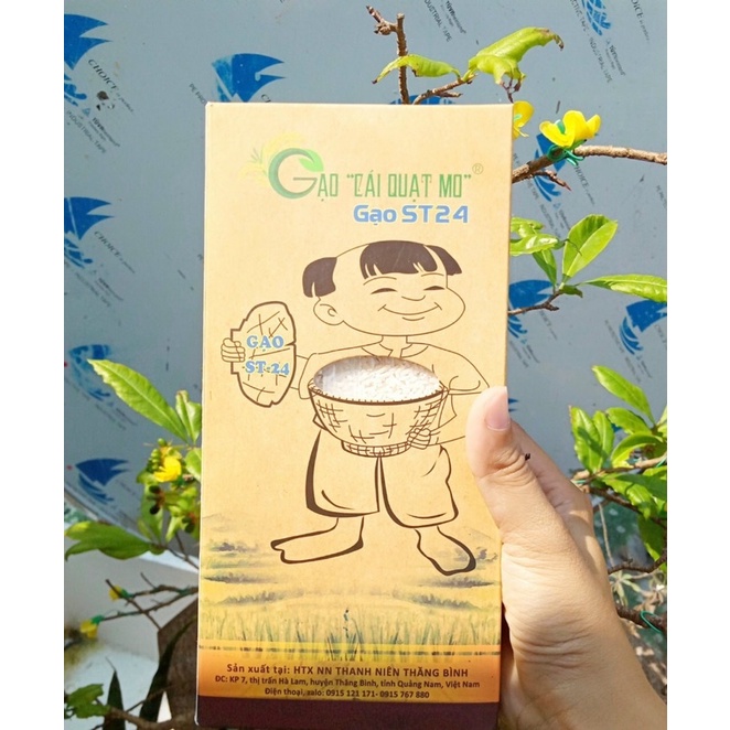 Gạo ST24/ lứt đen/ lứt đỏ/ nếp cẩm Cái Quạt Mo 1kg