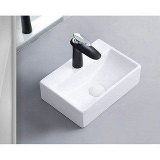 Chậu rứa  mặt , lavabo chữ nhật kích thước nhỏ gọn phù hợp nhà vs nhỏ