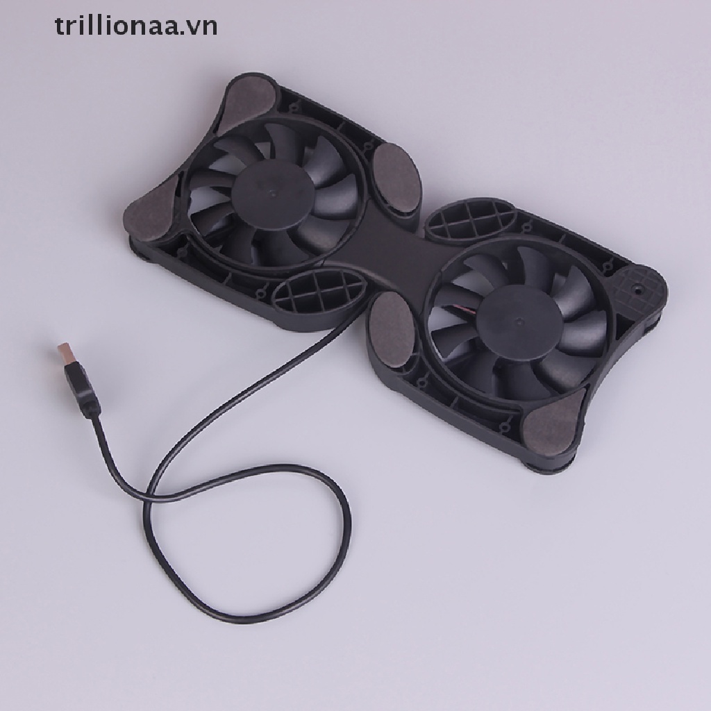Quạt Tản Nhiệt mini 2 Quạt Tản Nhiệt 10 &quot;- 14&quot; Có Thể Gập Lại Cho Laptop