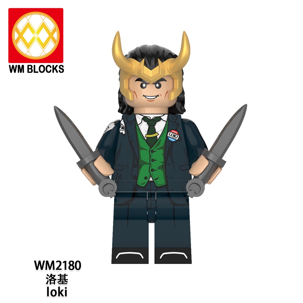 Minifigures Marvel DC Mẫu Nhân Vật Siêu Anh Hùng Loki Mẫu Siêu Đẹp WM6118