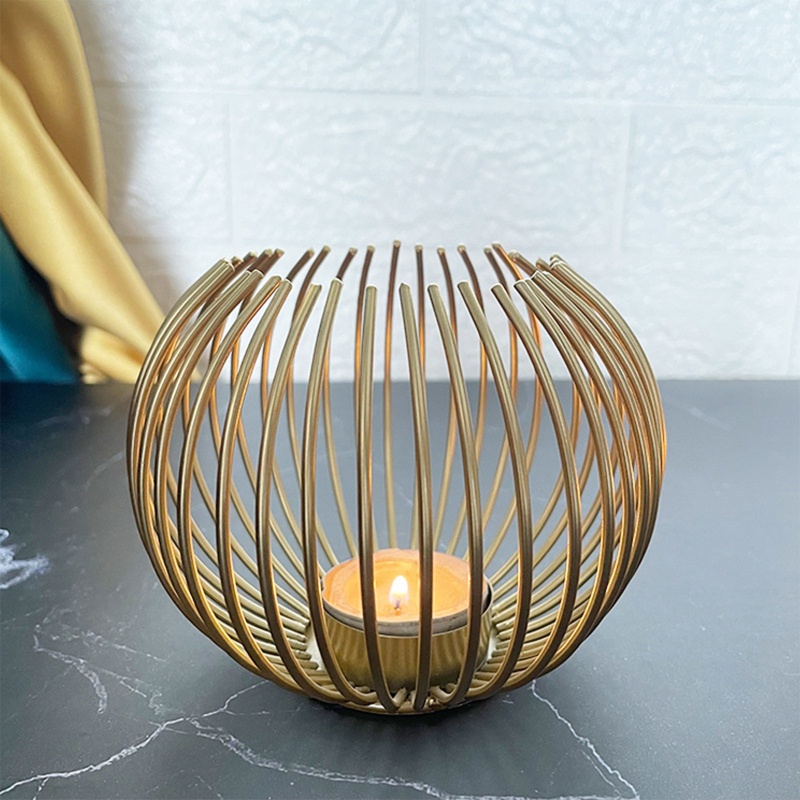 Gậy Nến Mini Bằng Sắt Chất Lượng Cao ​​Giá Đỡ Đèn Cầy Urchin Độc Đáo Trang Trí Tiệc Cưới / Sinh Nhật
