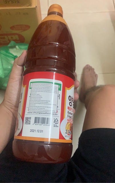 Nước sốt món gà chiên vị cay 2,1 L