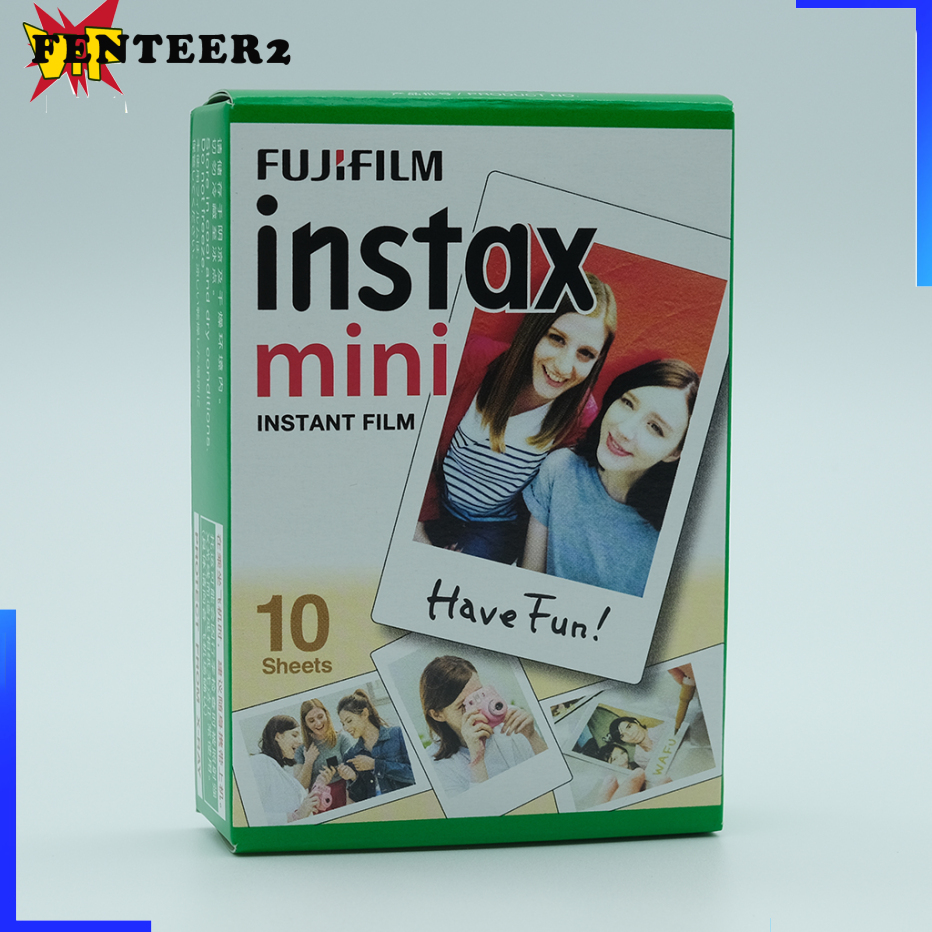 (Fenteer2 3c) Film Trắng Mini Viền Trắng Cho Fuji Instax Mini 7s / 8 / 25 / 90 / 9