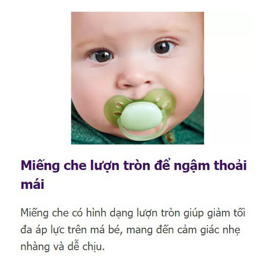 Núm Ty Ngậm Philips Avent Ultra Air Trong Suốt - Ti Giả Thông Khí Chống Đầy Hơi Cho Bé - TIMIKID