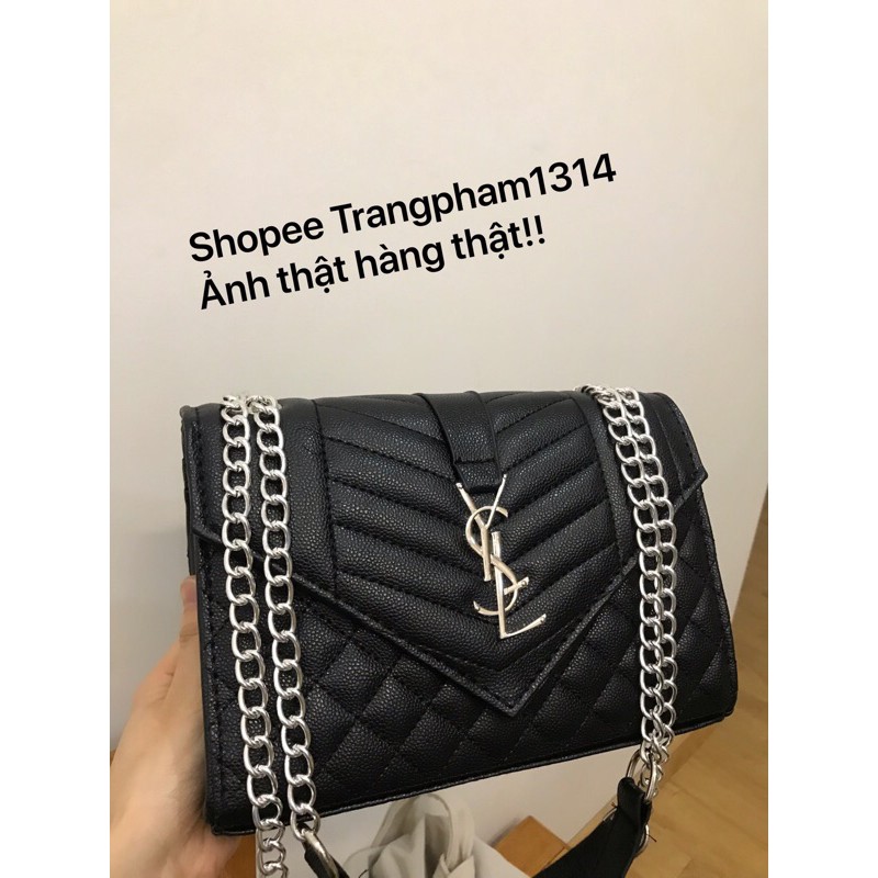 [Mã WAMT2405 giảm 10K đơn 0K] TÚI YSI DA HẠT SẦN XÍCH BẠC T80 ẢNH THẬT!!! TRANGPHAM1314 | BigBuy360 - bigbuy360.vn