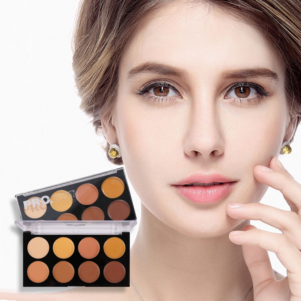 (Hàng Mới Về) Bảng Kem Che Khuyết Điểm 8 Màu Giúp Tạo Khối Cao Cấp | BigBuy360 - bigbuy360.vn