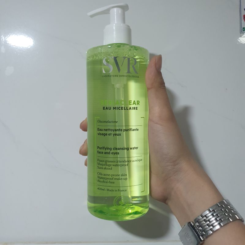 Nước Tẩy Trang Dành Cho Da Dầu Mụn SVR Sebiaclear Eau Micellaire 400ml