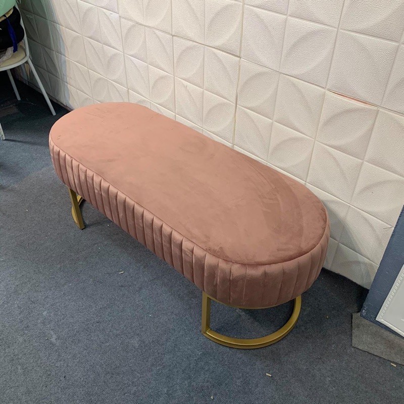 Ghế băng chờ chân kim loại