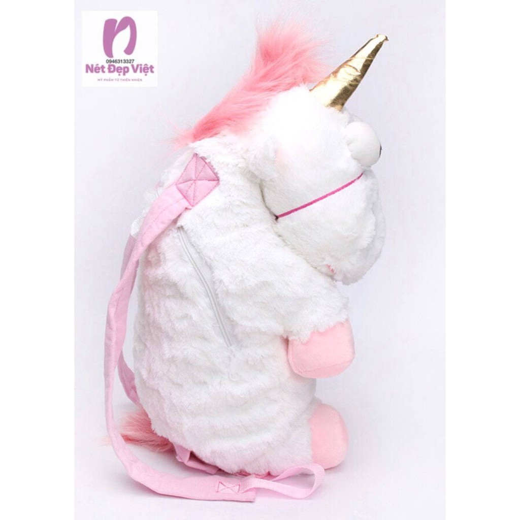 Ba Lô Kì Lân Unicorn Thú Bông Mịn Siêu Siêu Xinh