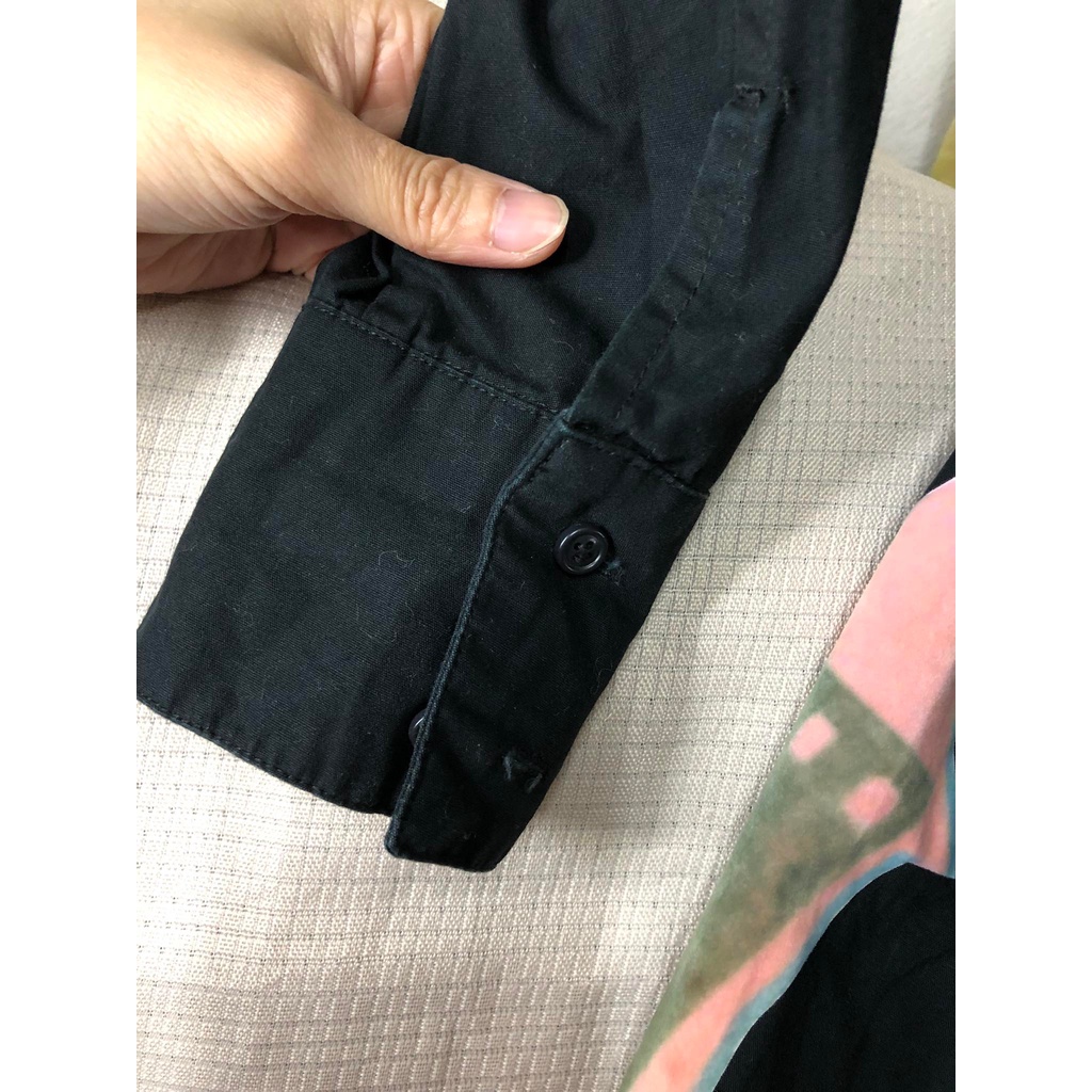 AK180 Áo khoác kiểu KAKI dáng dài sau lưng dán hình seêxyyy hàng 2hand độ mới cao TIEM2021