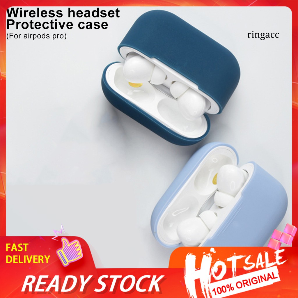 Hộp Đựng Tai Nghe Màu Trơn Dễ Thương Kèm Phụ Kiện