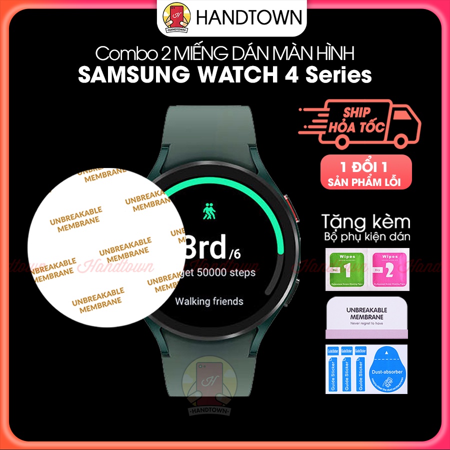 Combo 2c PPF Đồng Hồ Samsung Galaxy Watch4 40 44mm Classic 42 Watch5 45 46mm Dẻo Chống Xước Chống Nước Chống Vân