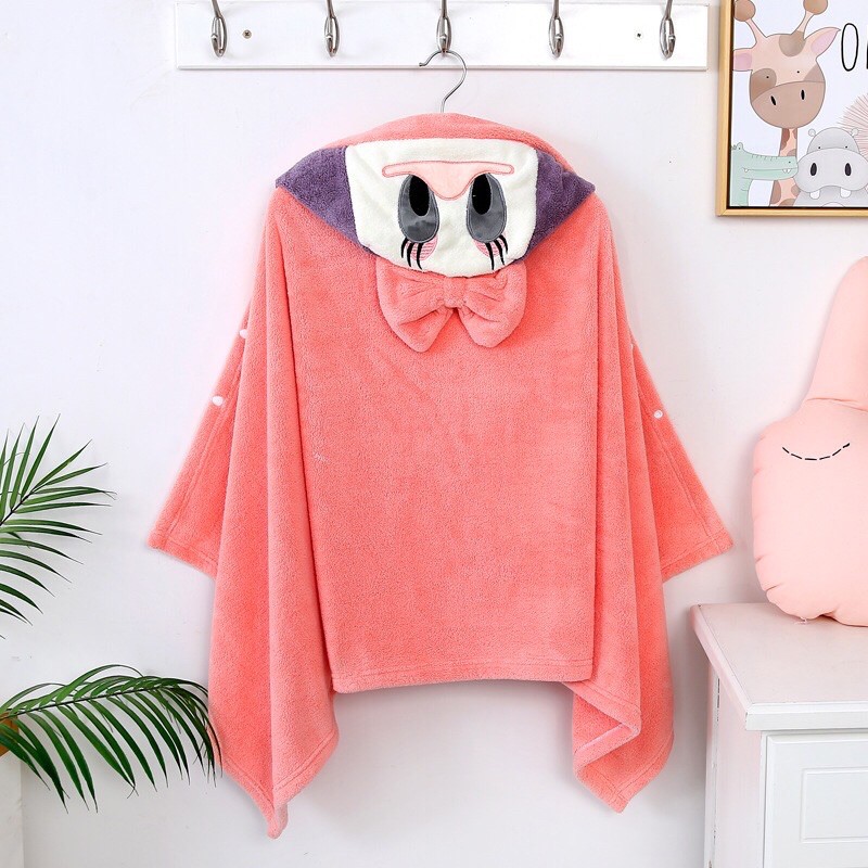 Khăn Tắm Cho Bé, Khăn Tắm Trẻ Em Có Mũ Trùm Đầu, Áo Choàng Tắm Cho Bé (M2)