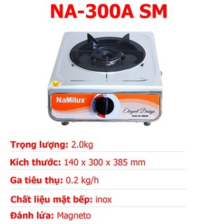 Bếp ga đơn Namilux NA300ASM