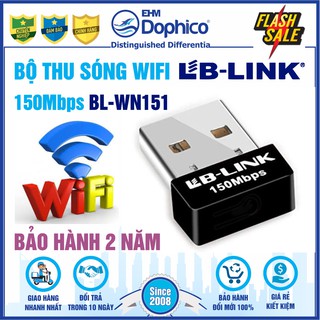 Bộ thu sóng Wifi LB-LINK BL-WN151 – CHÍNH HÃNG – Bảo hành 24 tháng – Tốc độ truyền tải 150Mbps