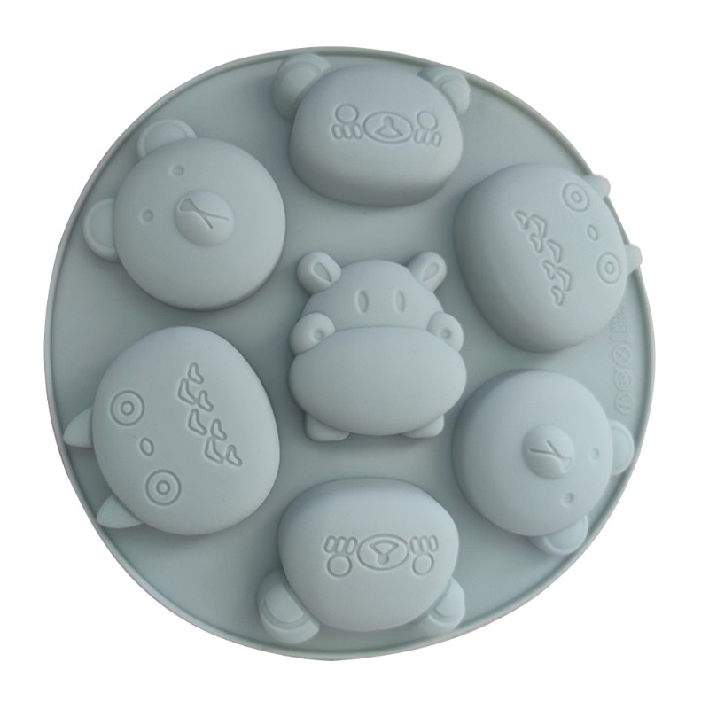 Khuôn silicone tạo hình động vật xinh xắn dễ thương trang trí bánh
