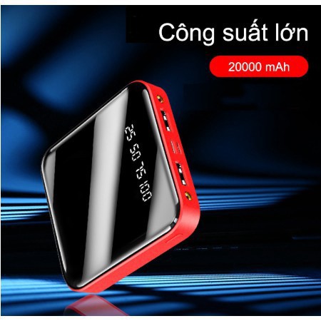 Sạc dự phòng vuông có đèn led 5000mAh Chất Lượng Vượt Trội - Uy Tín