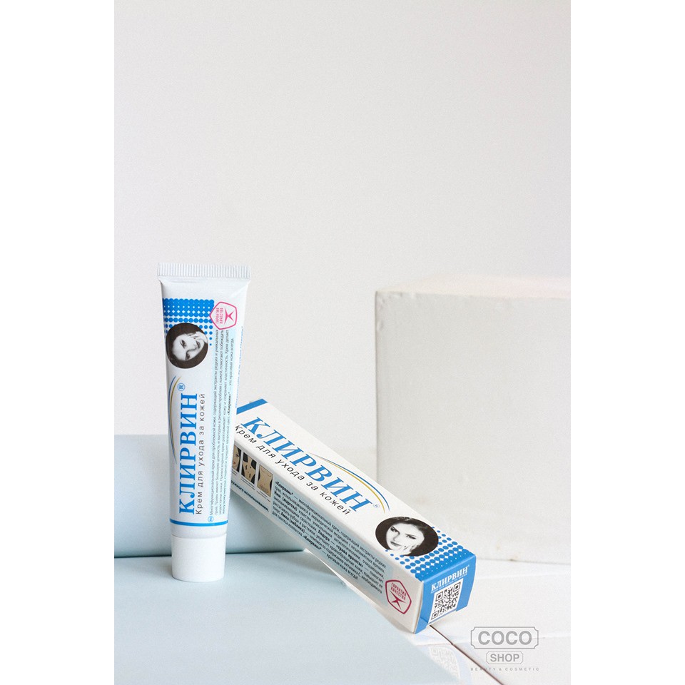 Kem cho da sẹo, mụn, thâm Klirvin(Nga)