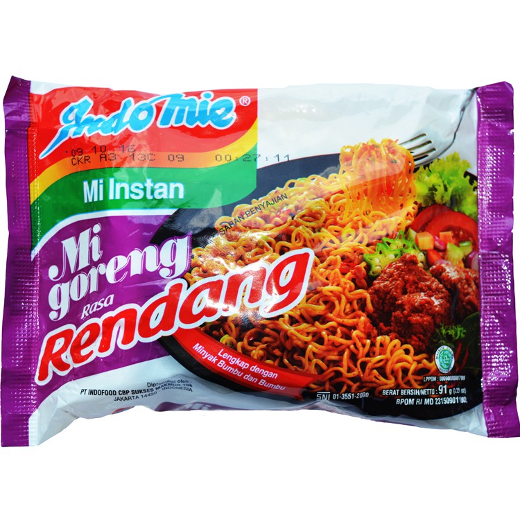 Mì xào khô Indomie Mi Goreng Rasa Iga Penyet 80g