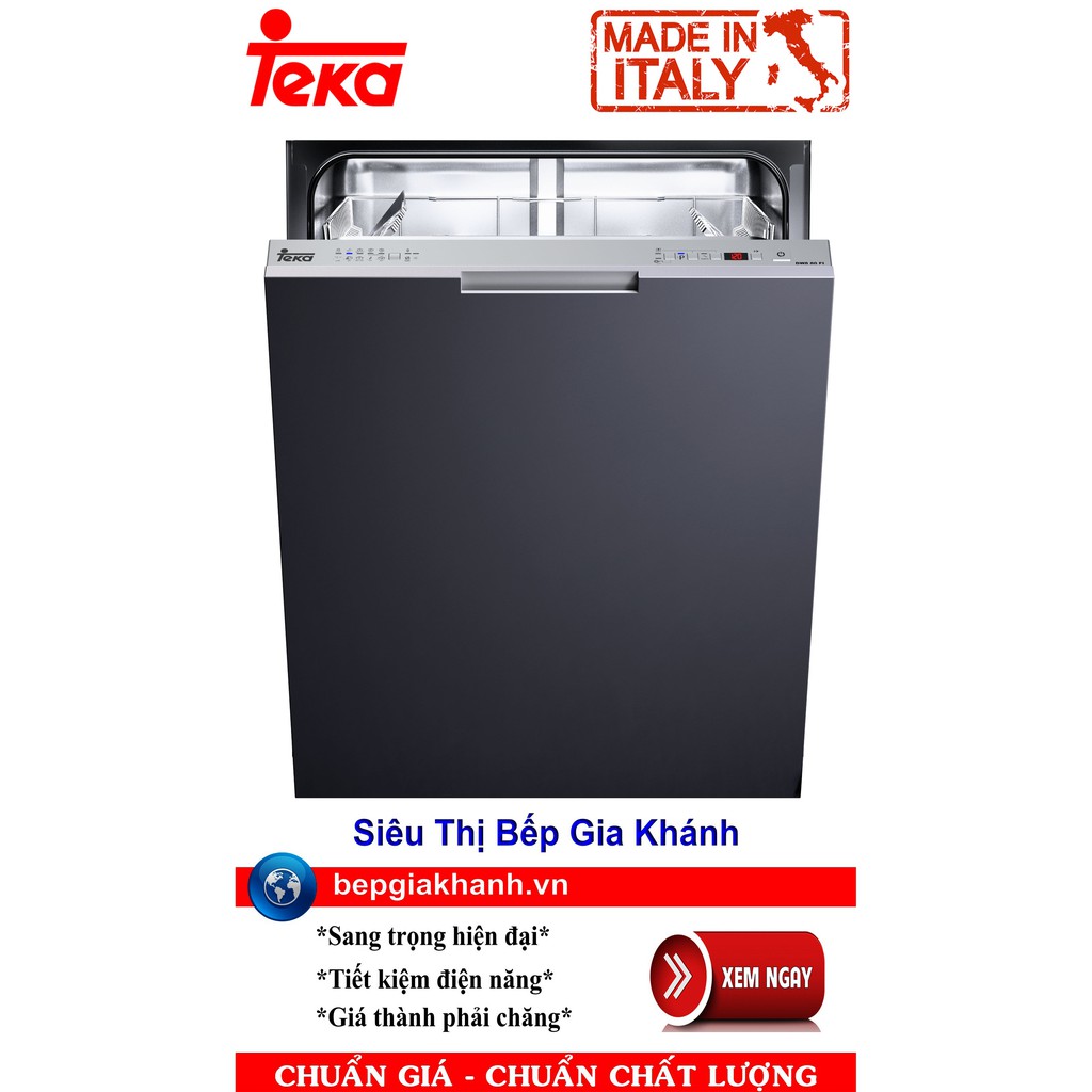 Máy rửa bát Teka DW8 80 FI lắp âm toàn phần nhập khẩu Italy
