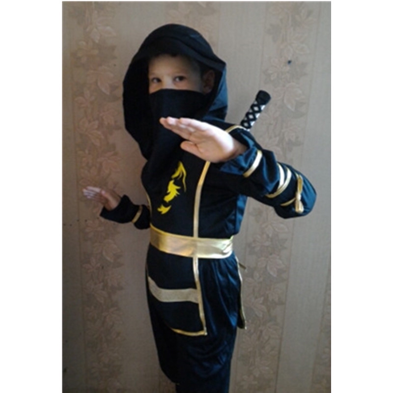 Bộ Đồ Hóa Trang Thành Ninja Độc Đáo Phong Cách Nhật Bản Cho Bé Ngày Halloween