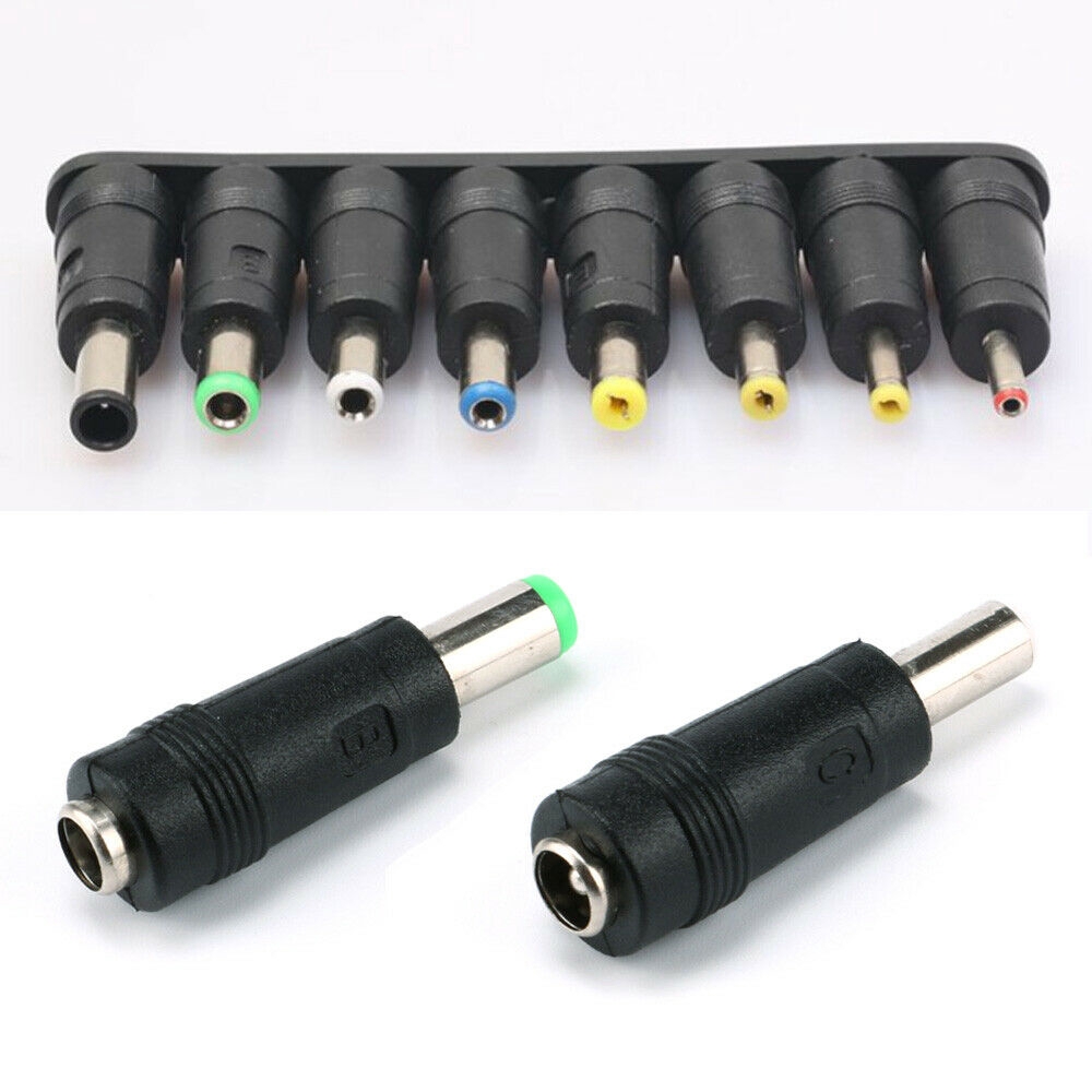 Đầu bộ sạc nguồn AC DC cho máy tính bàn/ máy tính xách tay dụng cụ hữu ích đa năng 8 trong 1