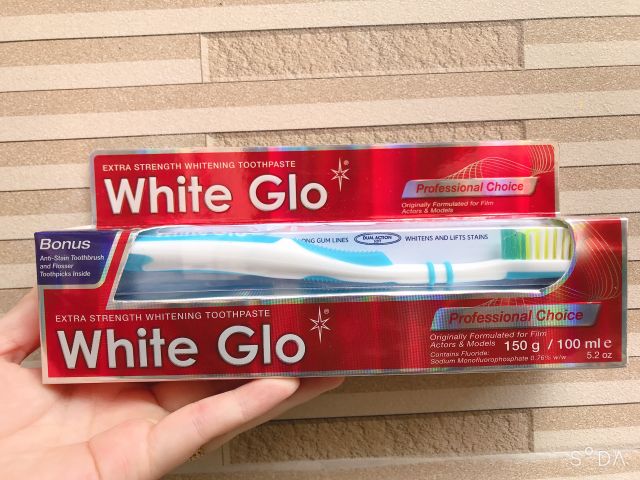 Kem đánh răng White Glo các màu 150ml ( tặng kèm bàn chải đánh răng)