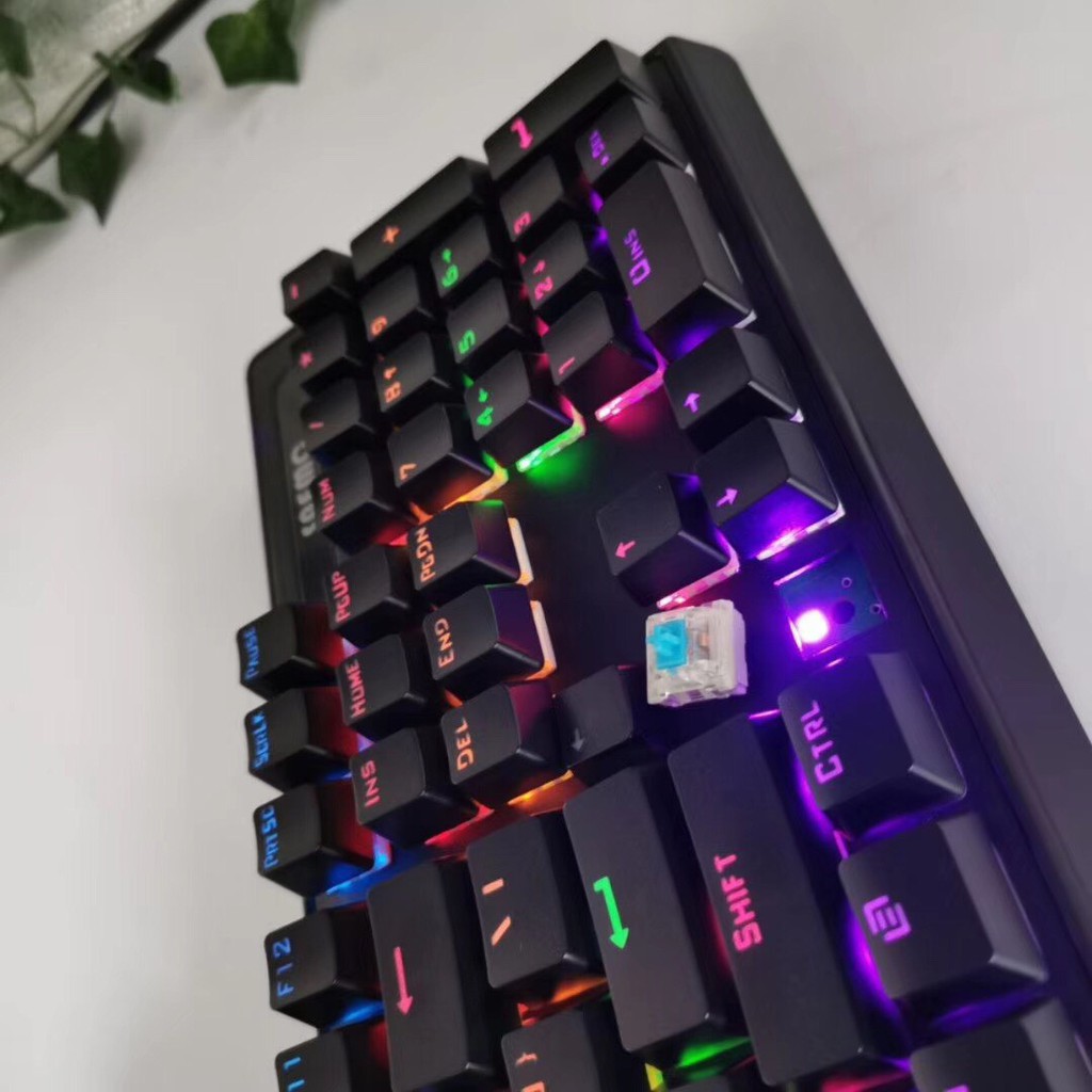 Bàn phím cơ game giá rẻ K806, SW Blue, full box-Tặng đế kê tay + tặng 2 nút ship