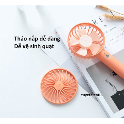 Quạt tích điện mini Yoobao F3S siêu tiện lợi, dung lượng 2000mAh, liên tục 9 tiếng, tặng dây đeo silicon cùng màu | BigBuy360 - bigbuy360.vn