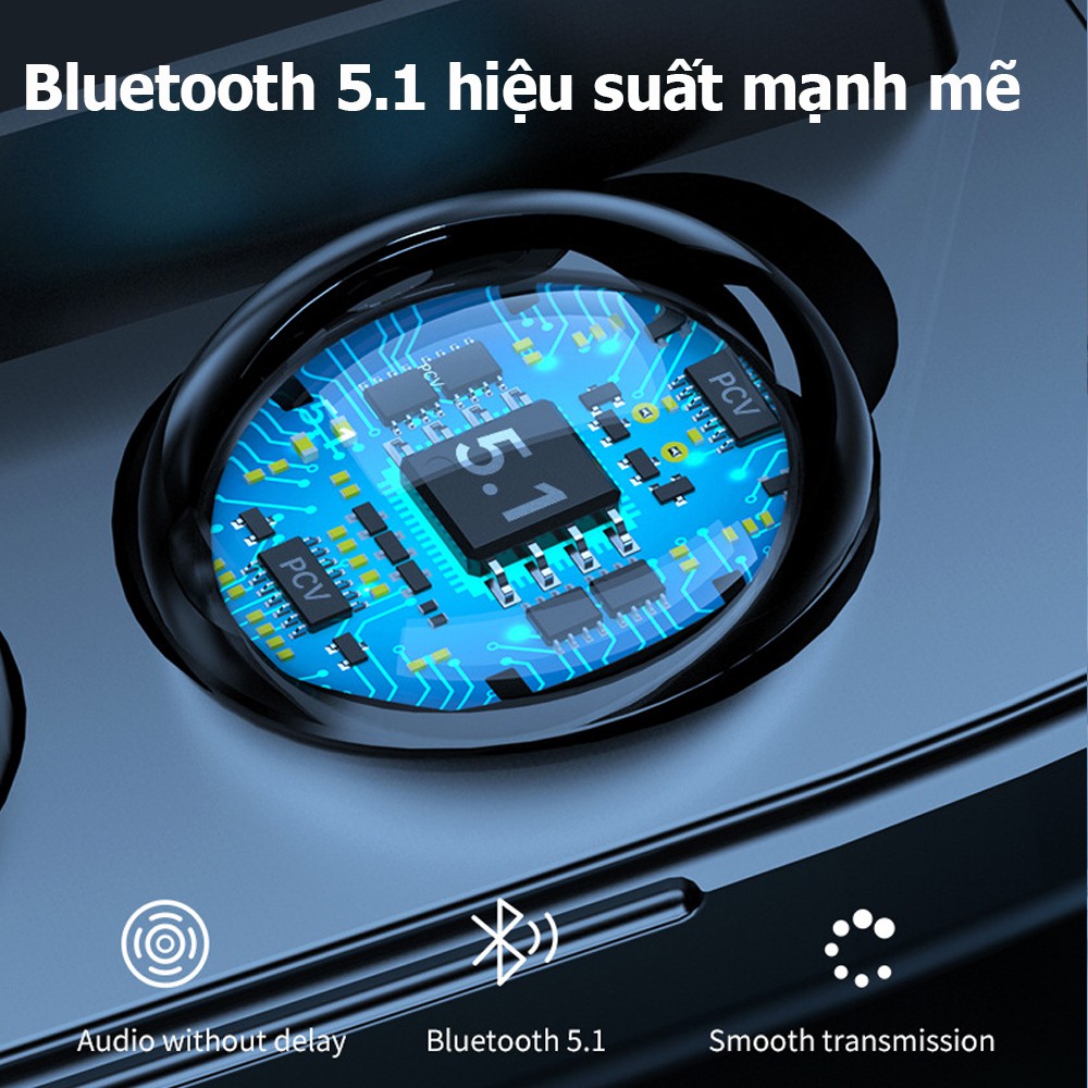 Tai nghe bluetooth M9, Tai nghe không dây âm thanh chất lượng cao phù hợp với nhiều dòng điện thoại | BigBuy360 - bigbuy360.vn