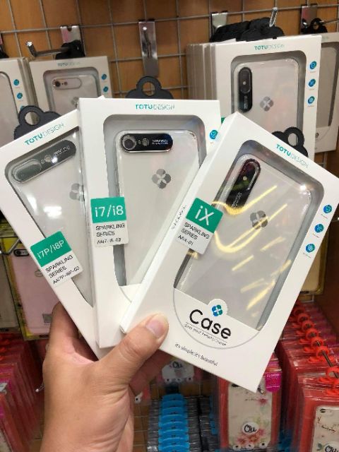 Ốp lưng iPhone 7, iPhone 8. iPhone X bảo vệ Camera chính hãng TOTU