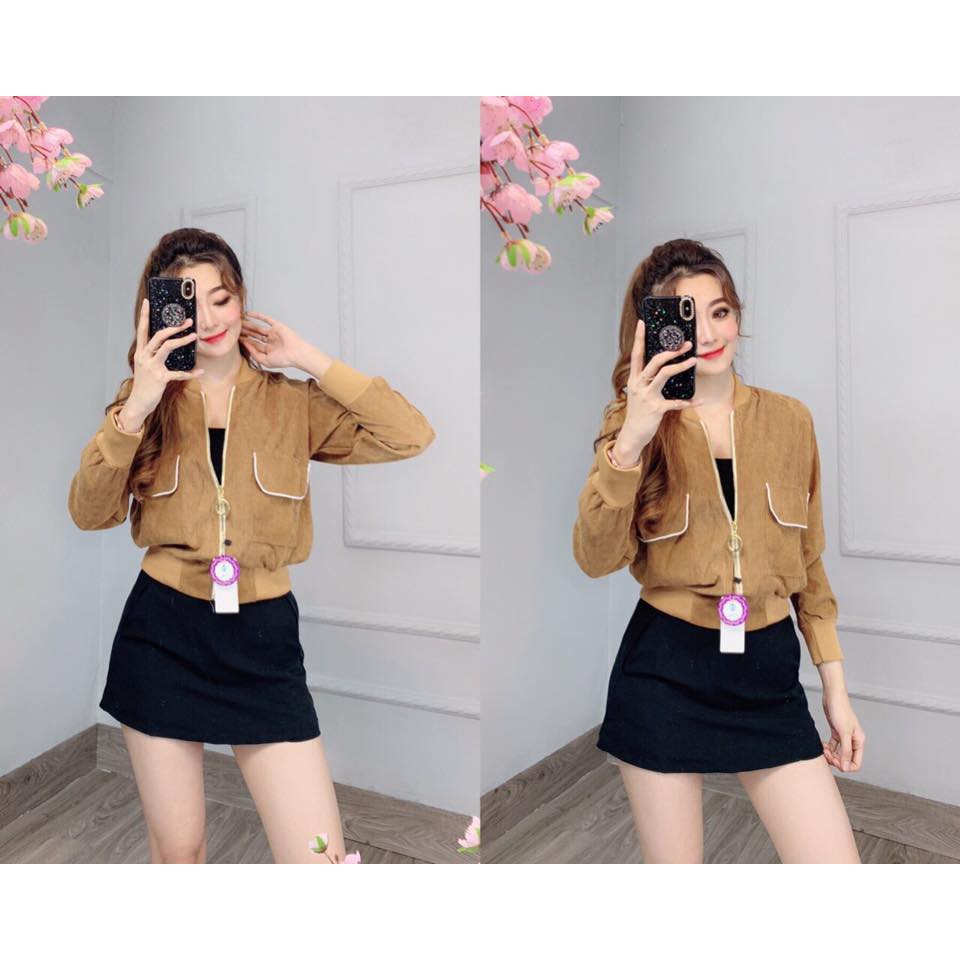 Áo Khoác Nhung Gân (100% giống hình) | BigBuy360 - bigbuy360.vn