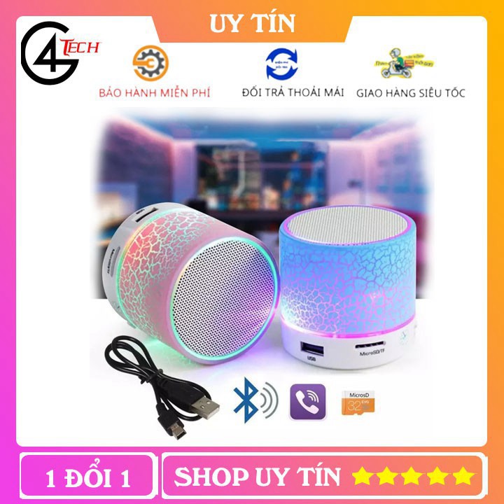 Loa Bluetooth Mini A9 Có Đèn Led Nháy Theo Nhạc Cực Chất