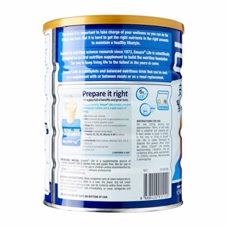 Sữa bột Ensure Úc vị Vanilla - 900g